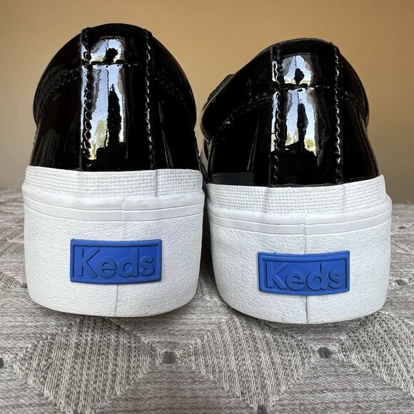 Keds Jump Kick Duo Black Patent Leather Women US 6 Casual Athleisure WH68092 - Picture 11 of 16